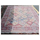 Wool rug worn spots 11ft 7 by 8ft 9 Wool rug worn spots 11ft 7 by 8ft 9