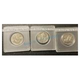 Group of three standing liberty quarter's Group of three standing liberty quarter's