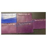 United States proof sets as photographed United States proof sets as photographed