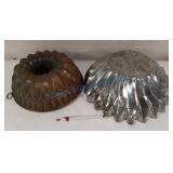 Two cake molds Two cake molds