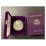 1990 silver American eagle 1990 silver American eagle