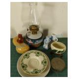 Estate items not dish lamp part more Estate items not dish lamp part more