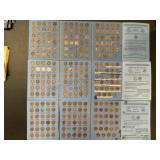 Completed Lincoln head penny collection book Completed Lincoln head penny collection book