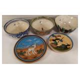 Spanish bowls and plates Spanish bowls and plates