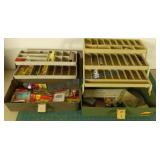 Two tackle boxes and tackle Two tackle boxes and tackle