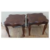 Two end tables Two end tables