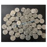Group of 58 Kennedy half dollars post 1964 Group of 58 Kennedy half dollars post 1964