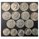 Bicentennial half dollars and quarters as Bicentennial half dollars and quarters as