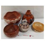 Pottery bowls and jars Pottery bowls and jars