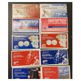 2001 2002 2004 2005 2006 proof sets 2001 2002 2004 2005 2006 proof sets
