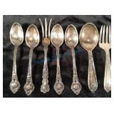 Sterling silver spoons and forks Sterling silver spoons and forks