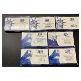 United States proof sets as photographed United States proof sets as photographed