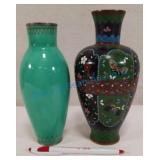 Two Cloisonne vases Two Cloisonne vases
