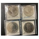 Group of four high-grade uncirculated Canadian Group of four high-grade uncirculated Canadian