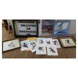 Duck prints frames signs Duck prints frames signs