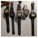 5 Casio watches 5 Casio watches