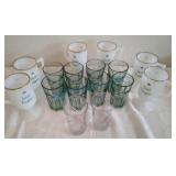Irish coffee and juice glasses Irish coffee and juice glasses