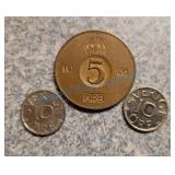 Sweden coins Sweden coins