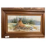 Original oil on canvas signed by artist Original oil on canvas signed by artist