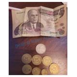 Tunisia dinars, milllimes 100-10 Tunisia dinars, milllimes 100-10