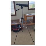 Spotting scope and stand Spotting scope and stand