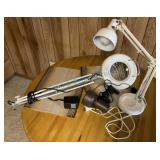 Magnified work lamp and desk lamps Magnified work lamp and desk lamps