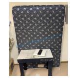 Unused full size mattress primitive work table Unused full size mattress primitive work table
