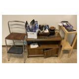 Step Stool batteries battery charger and TV stand Step Stool batteries battery charger and TV stand
