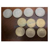 Spain 5 Peseta 1957 , 1966 Spain 5 Peseta 1957 , 1966