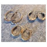 3 pairs of earrings 3 pairs of earrings