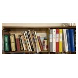 Shelf full of reloading books and manuals Shelf full of reloading books and manuals
