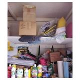 Two shelves Automotive cleaning supplies fluids Two shelves Automotive cleaning supplies fluids