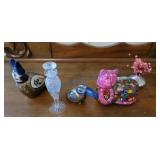 Decorative birds and cat Decorative birds and cat