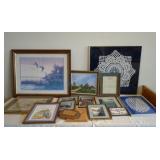 Framed art lots of nice pieces Framed art lots of nice pieces