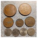 Norway coins, 10 and 50 ore Norway coins, 10 and 50 ore