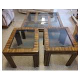 Coffee table and two side tables Coffee table and two side tables