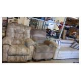 Two easy chairs and couch Two easy chairs and couch