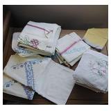 Vintage Linens with embroidery tea towels Vintage Linens with embroidery tea towels