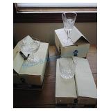 Six piece setting Waterford Crystal glasses and Six piece setting Waterford Crystal glasses and