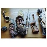 Wood carved souvenirs from around the world Wood carved souvenirs from around the world