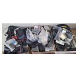 Cameras batteries outlet plugs 3 boxes Cameras batteries outlet plugs 3 boxes