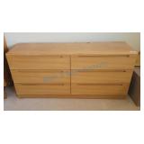 Two large oak dressers Two large oak dressers