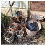 Plastic planters Plastic planters