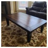 Rustic Coffee Table in Family Room Rustic Coffee Table in Family Room