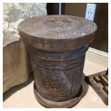 Earthy Pottery Plant Stand / Pedestal