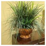 Small Faux Plant in Metal Planter Small Faux Plant in Metal Planter
