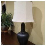 Small Modern Black Lamp Upstairs