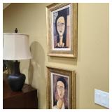 Pair of Guy Mourand Art Pair of Guy Mourand Art