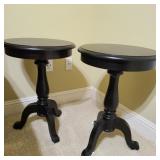 Modern Pedestal Table Pair