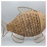 Rustic Metal Fish Decor